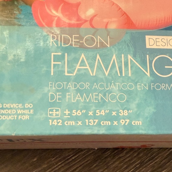 Intex Pink Flamingo Ride-On Float - Picture 3 of 9